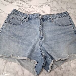 UNIVERSAL THREAD Blue Mini Jean Cutoff Shorts Size 17R